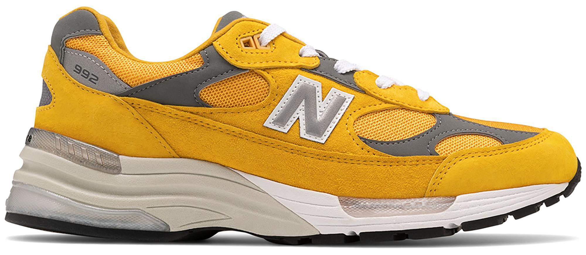 New Balance 992 Yellow Grey for Men - Lyst