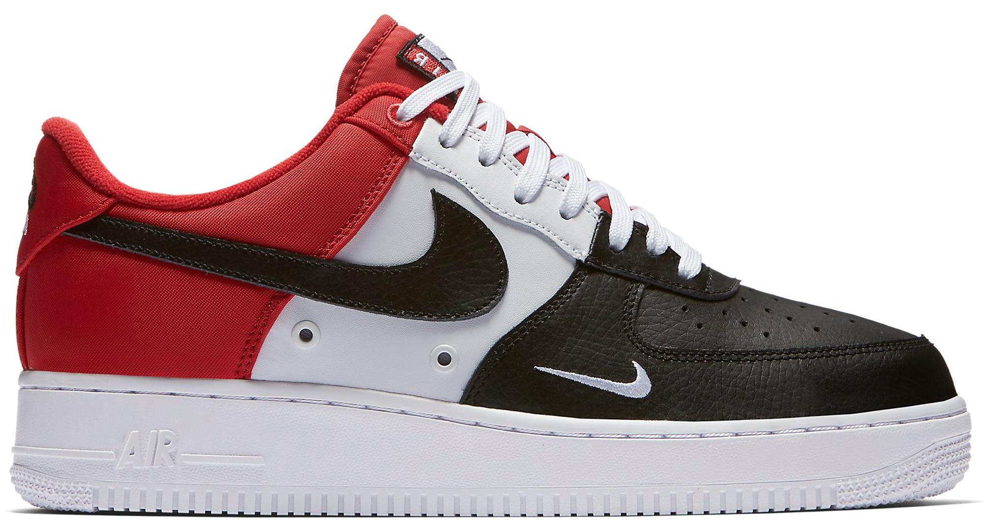 air force red white and black