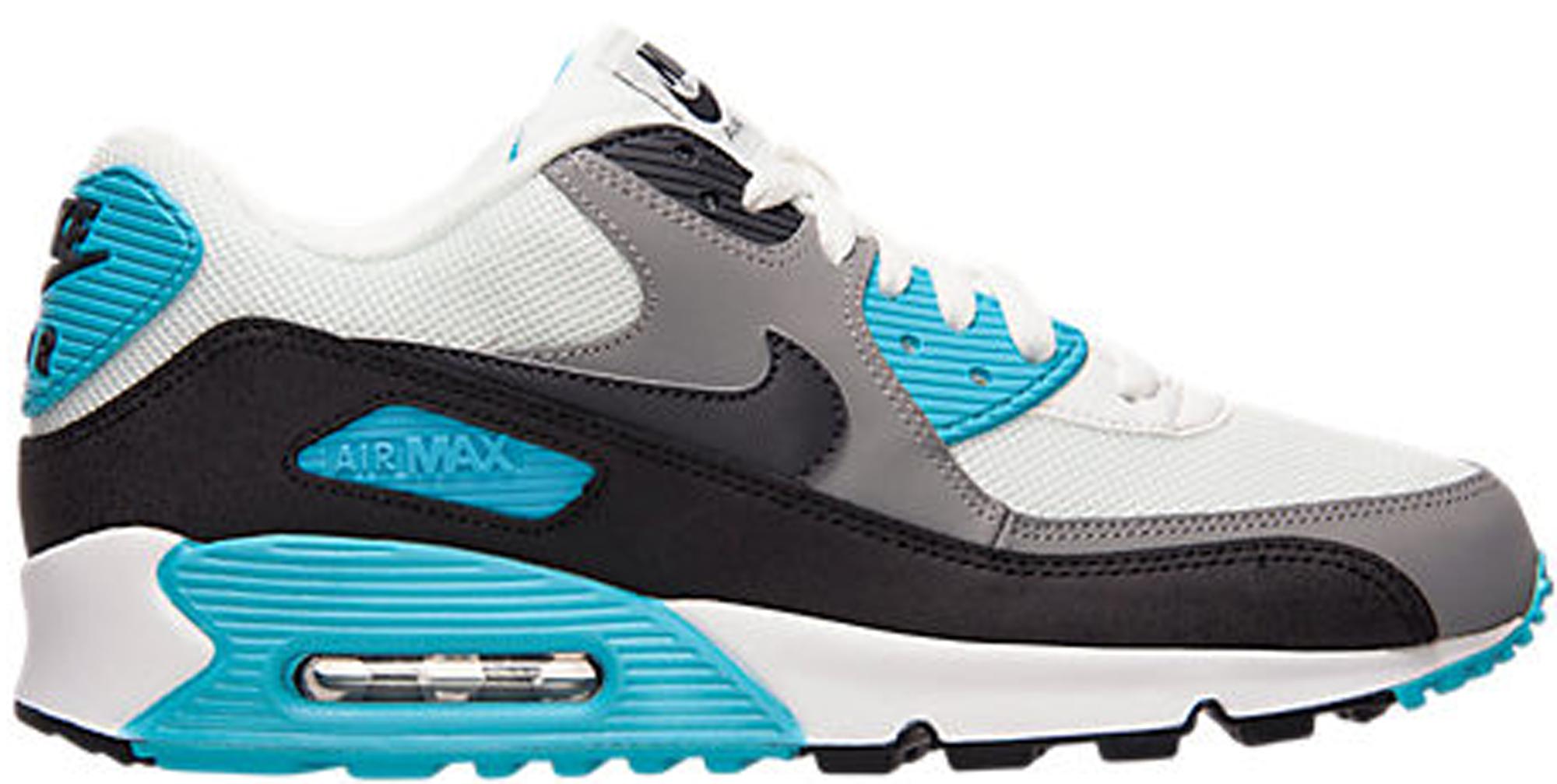 nike air max 90 white chlorine blue
