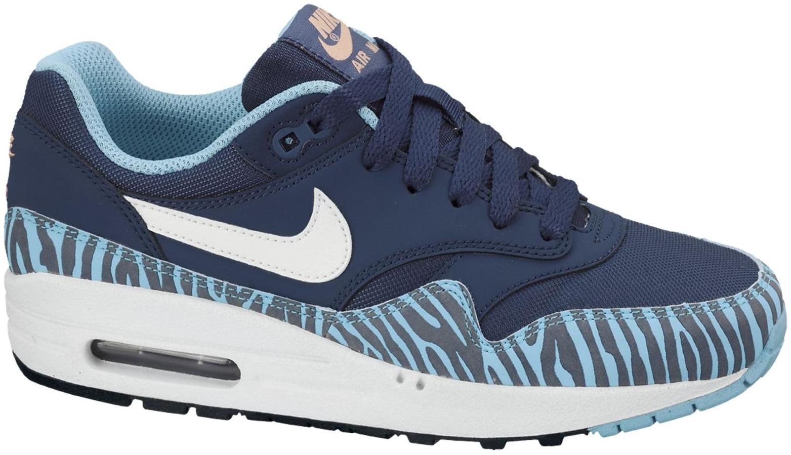 nike air max 1 zebra blue