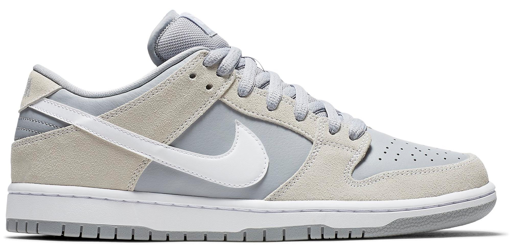 all white nike sb dunk low