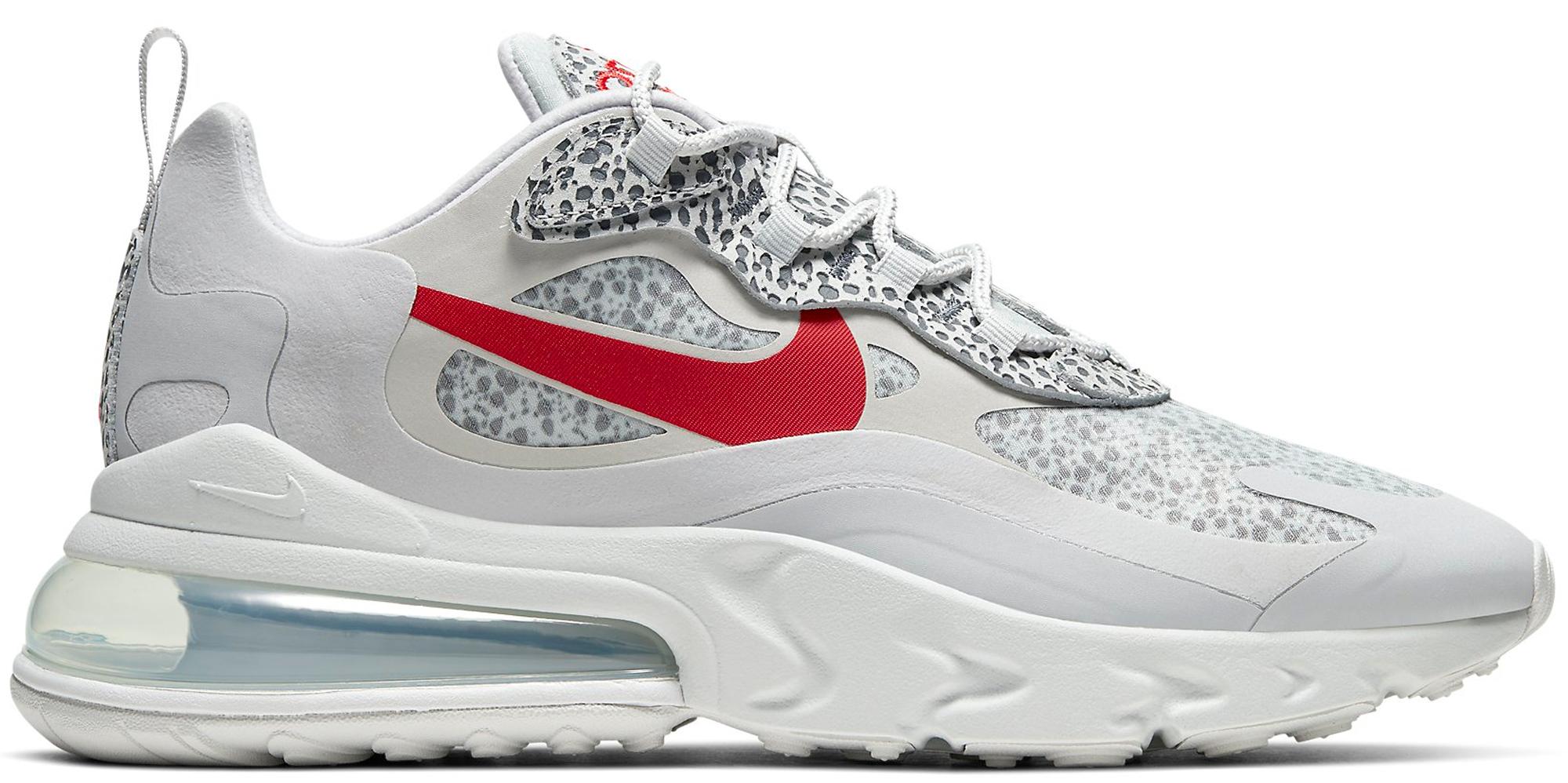nike air 270 grey and red