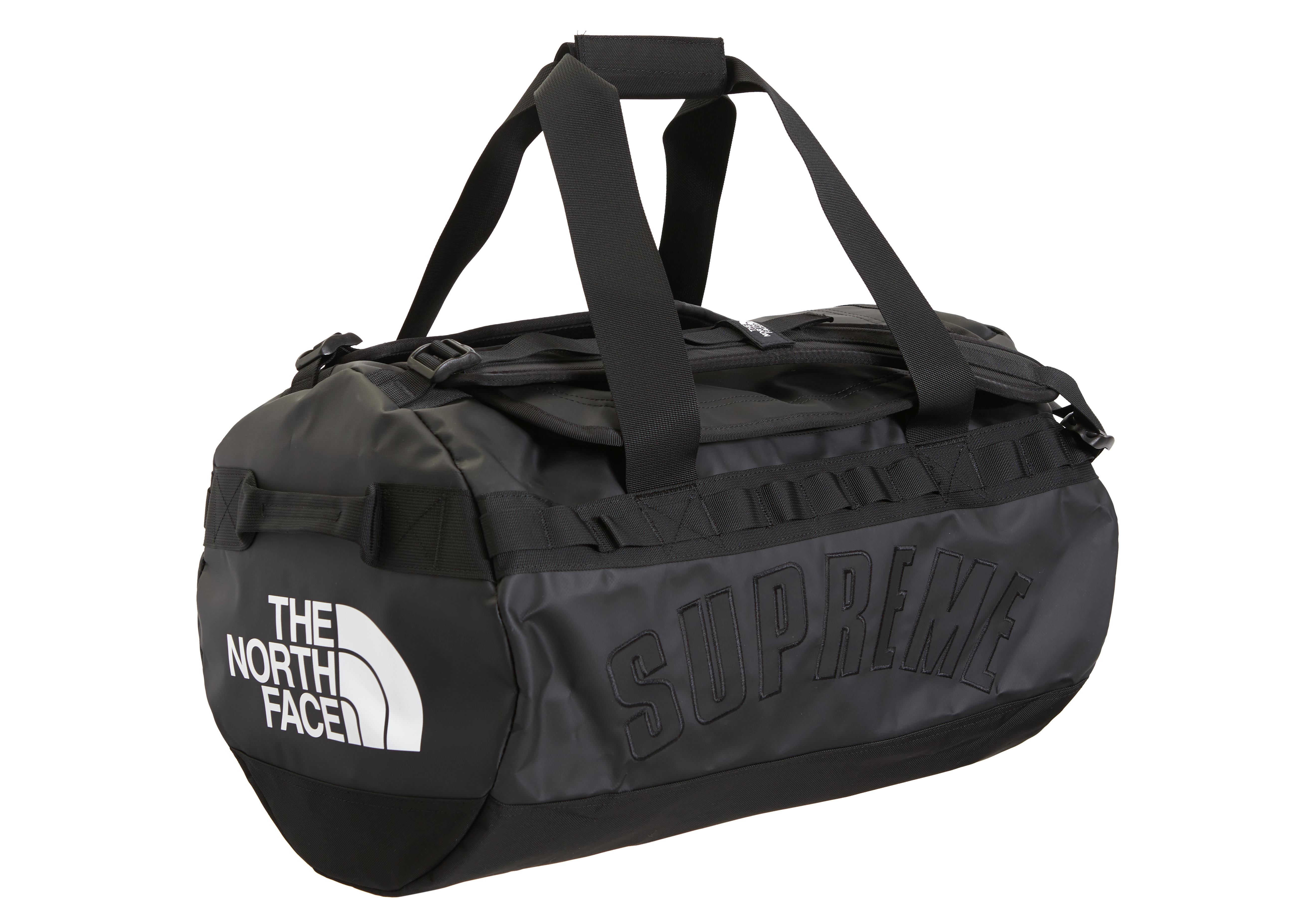 Supreme The North Face Arc Logo Small Base Camp Duffle Bag In Black Lyst