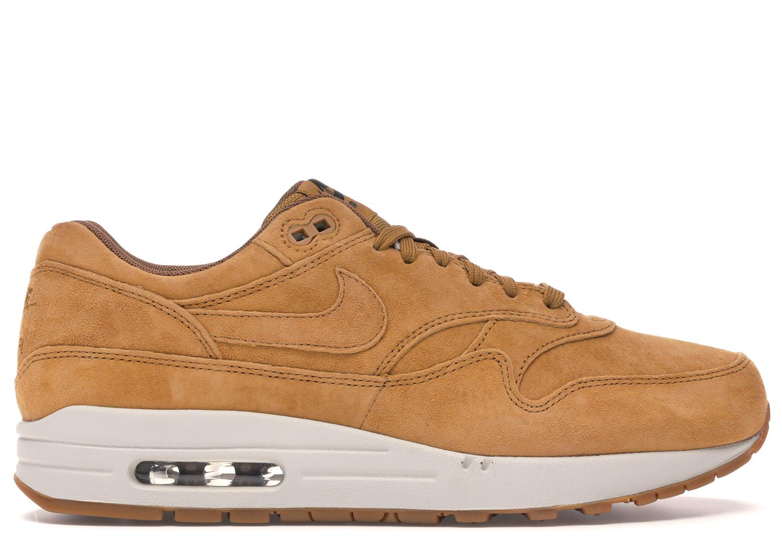 nike air max 1 trainers wheat light bone gum