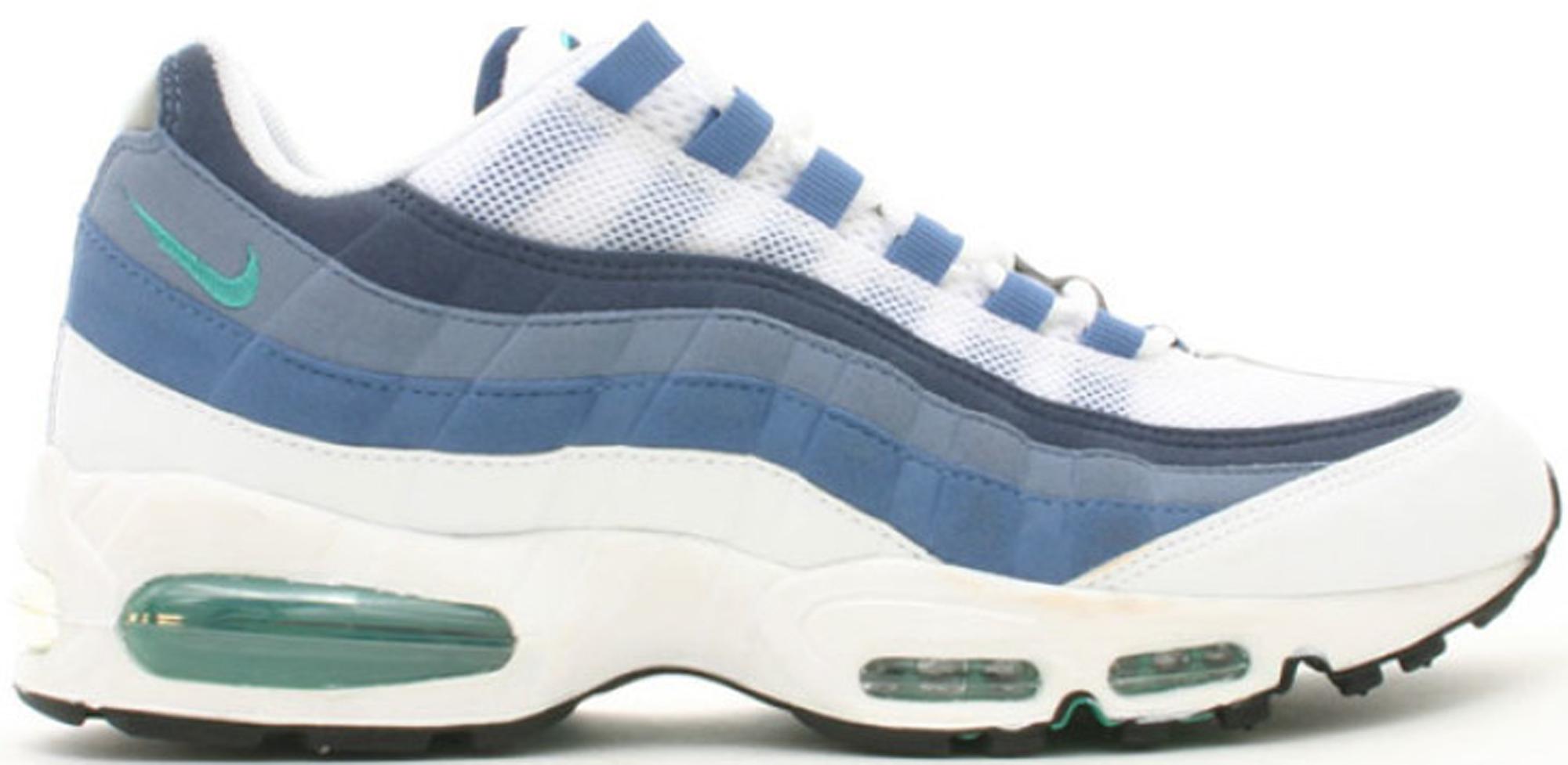 air max 95 white slate blue