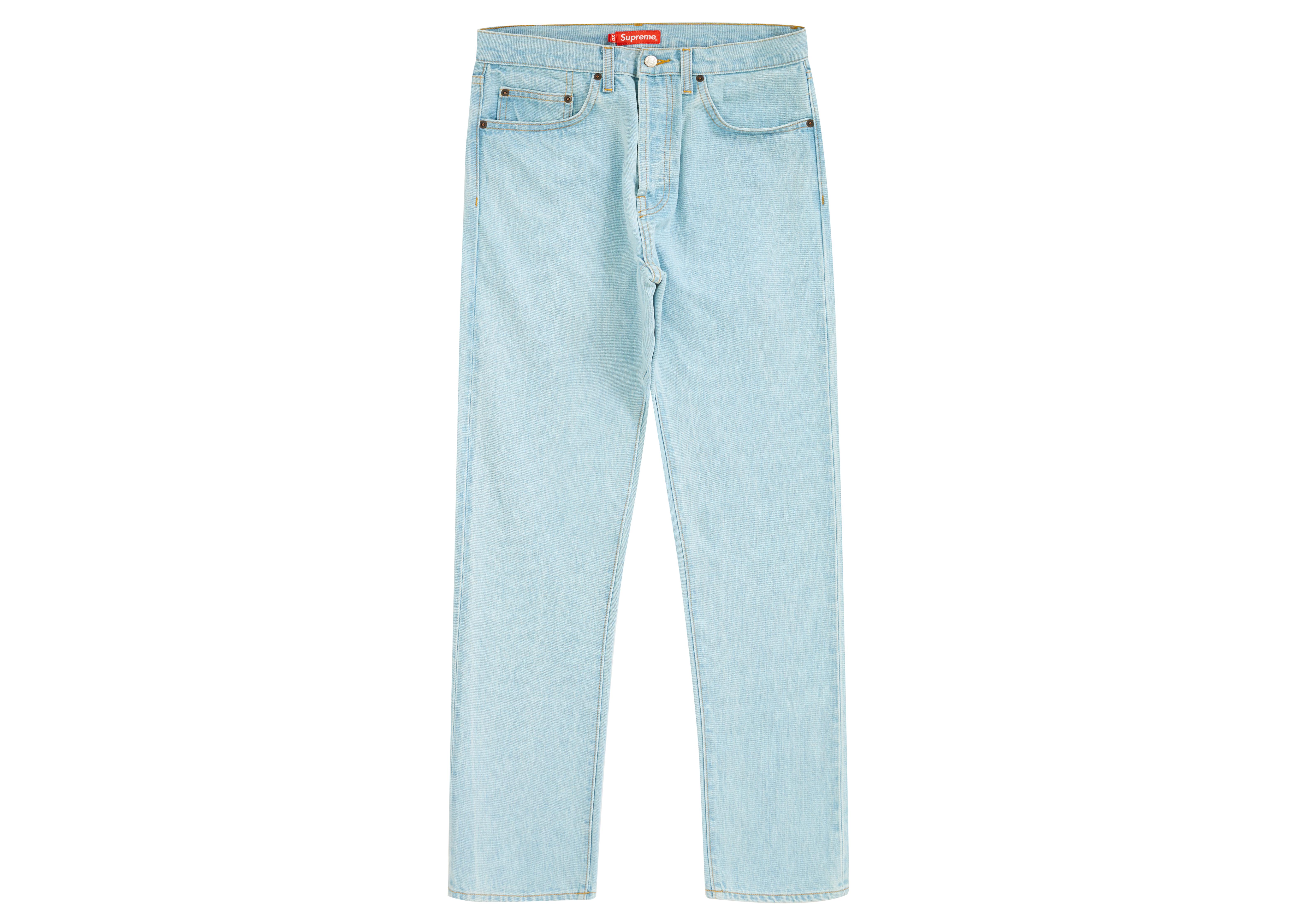 supreme stone washed jeans