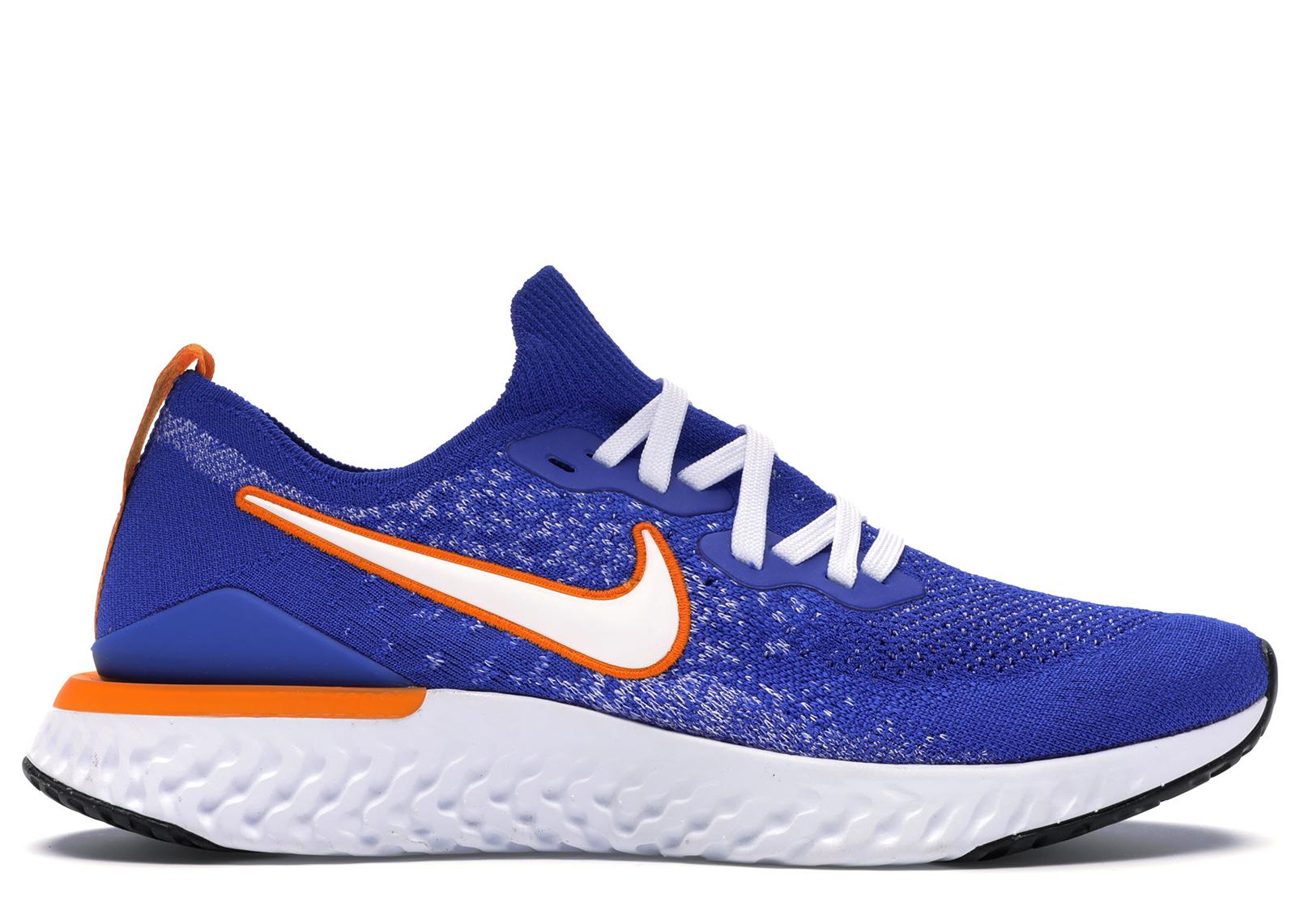 nike reacts blue and black