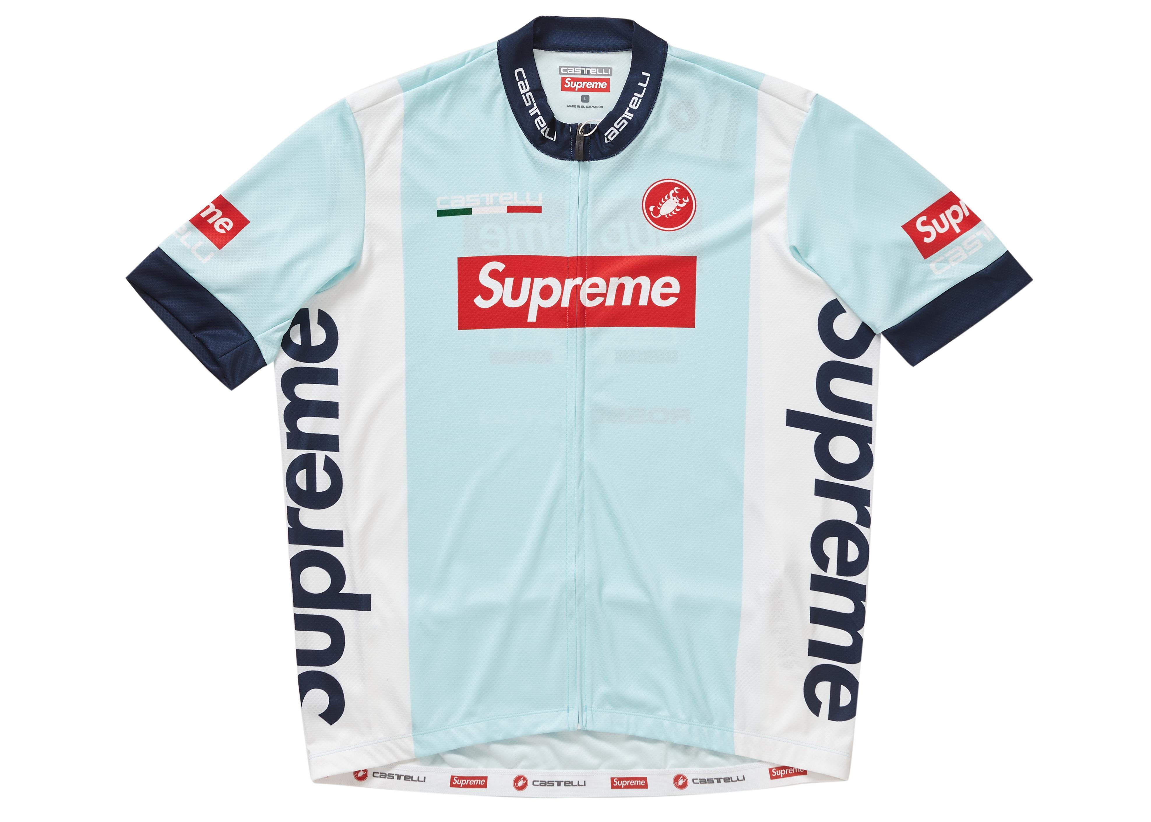 supreme castelli cycling jersey multicolor