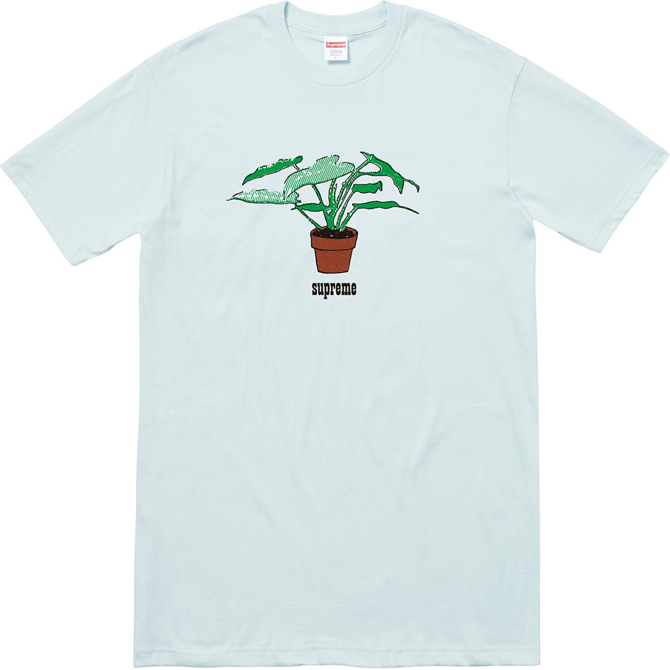 supreme blue tee