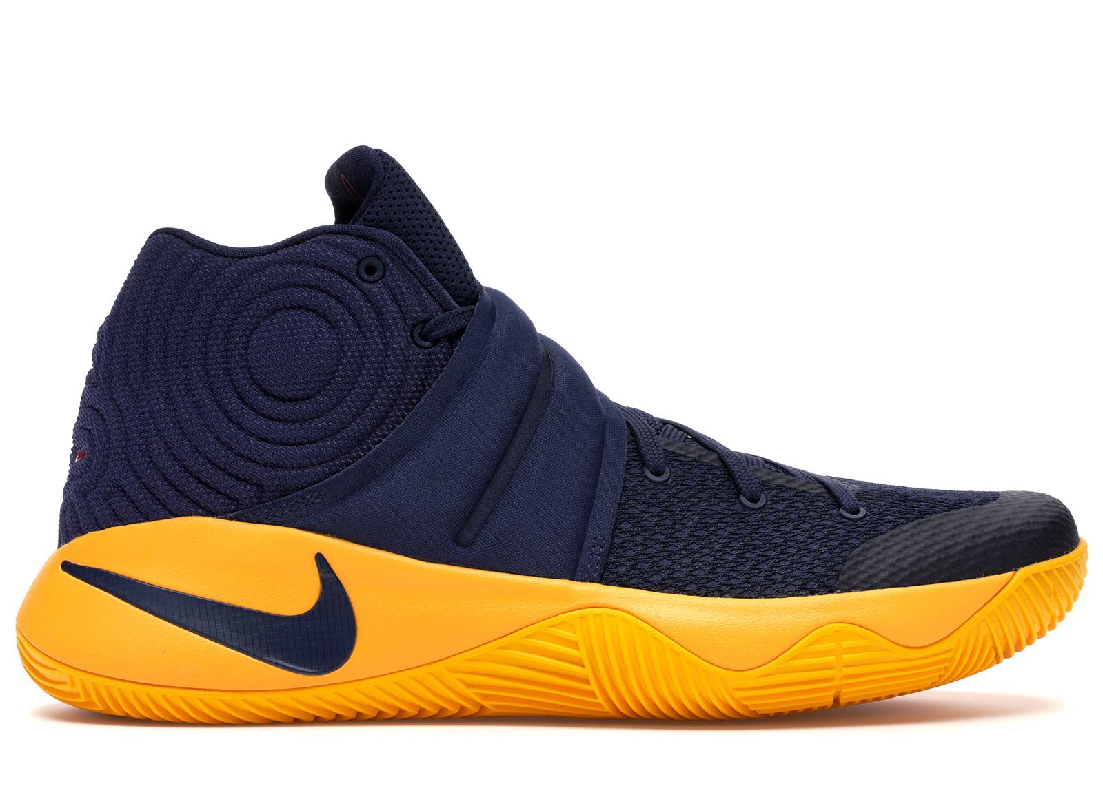 kyrie 2 blue and gold