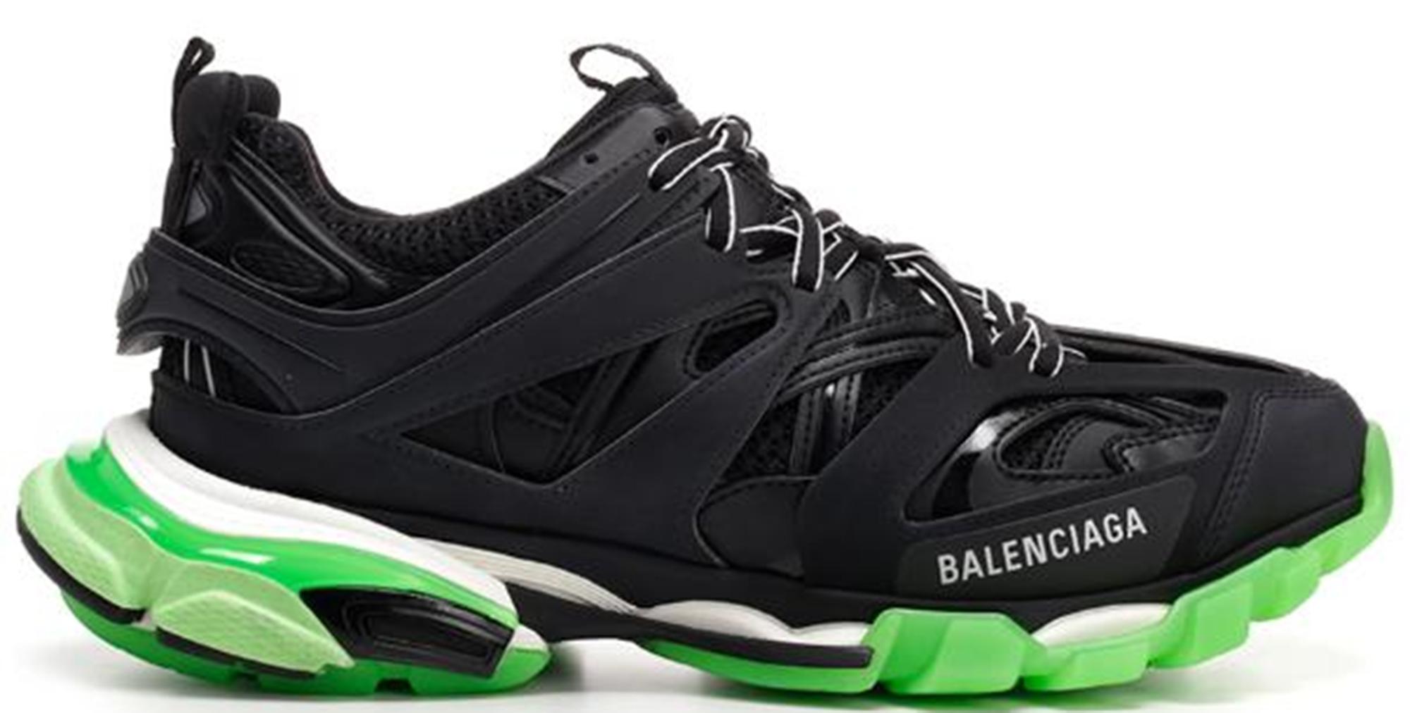 balenciaga glow in the dark track sneakers