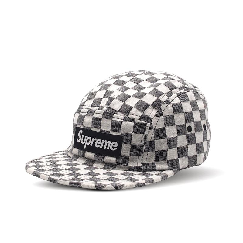 supreme checkered hat