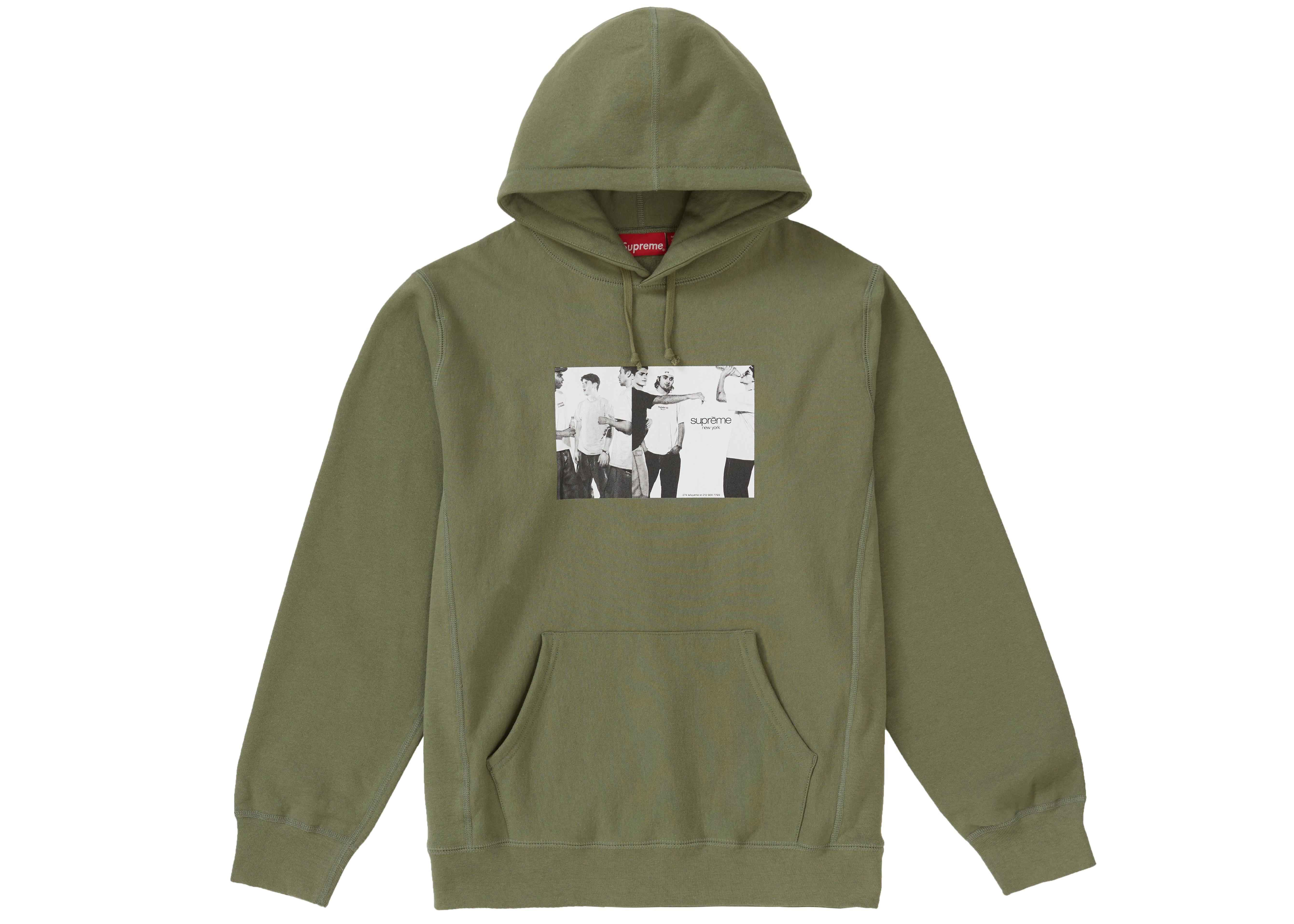 supreme classic ad hooded sweatshirt