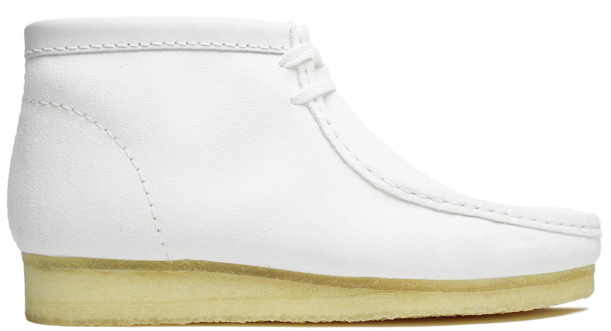 all white wallabees