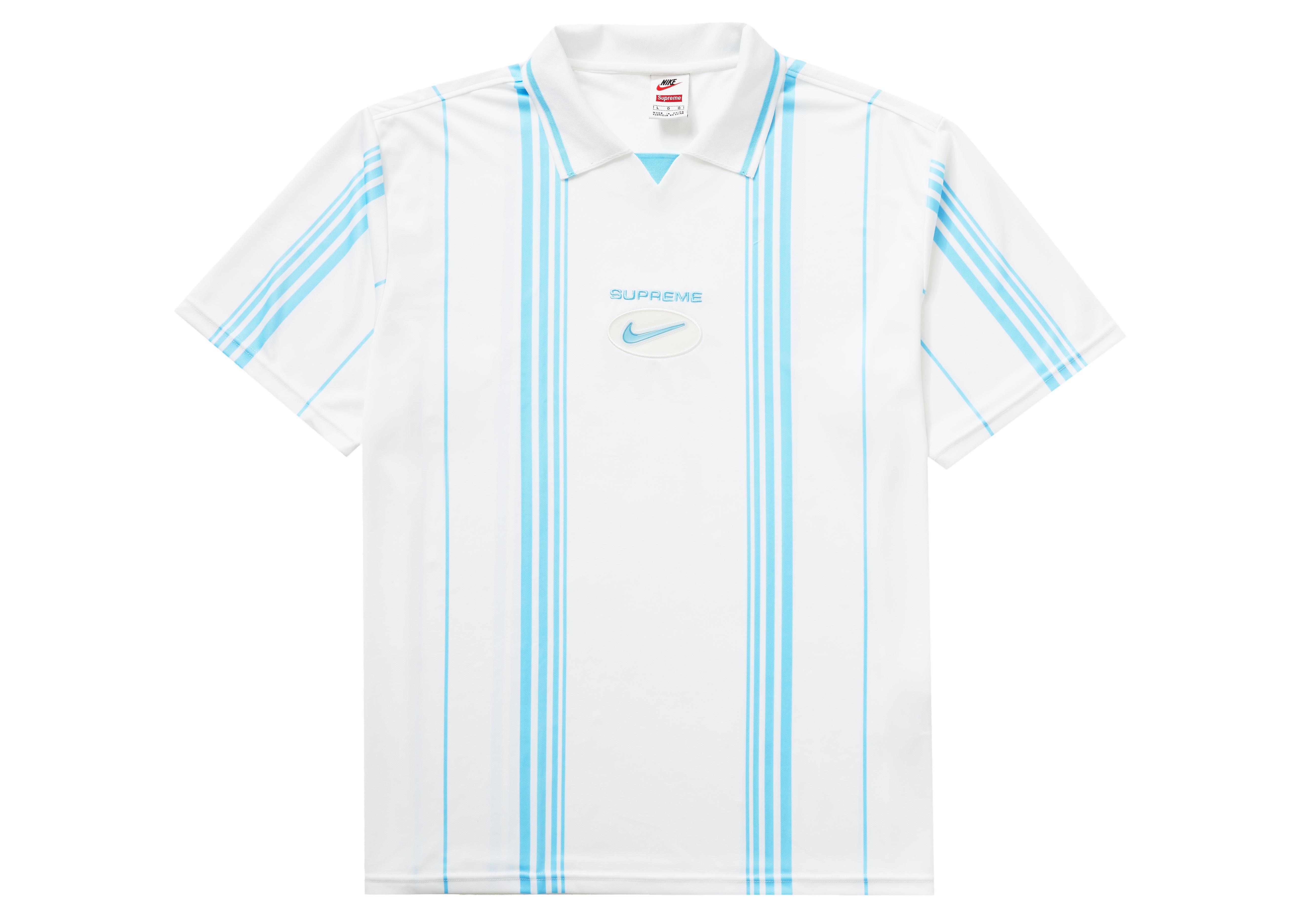 supreme nike jewel stripe soccer jersey
