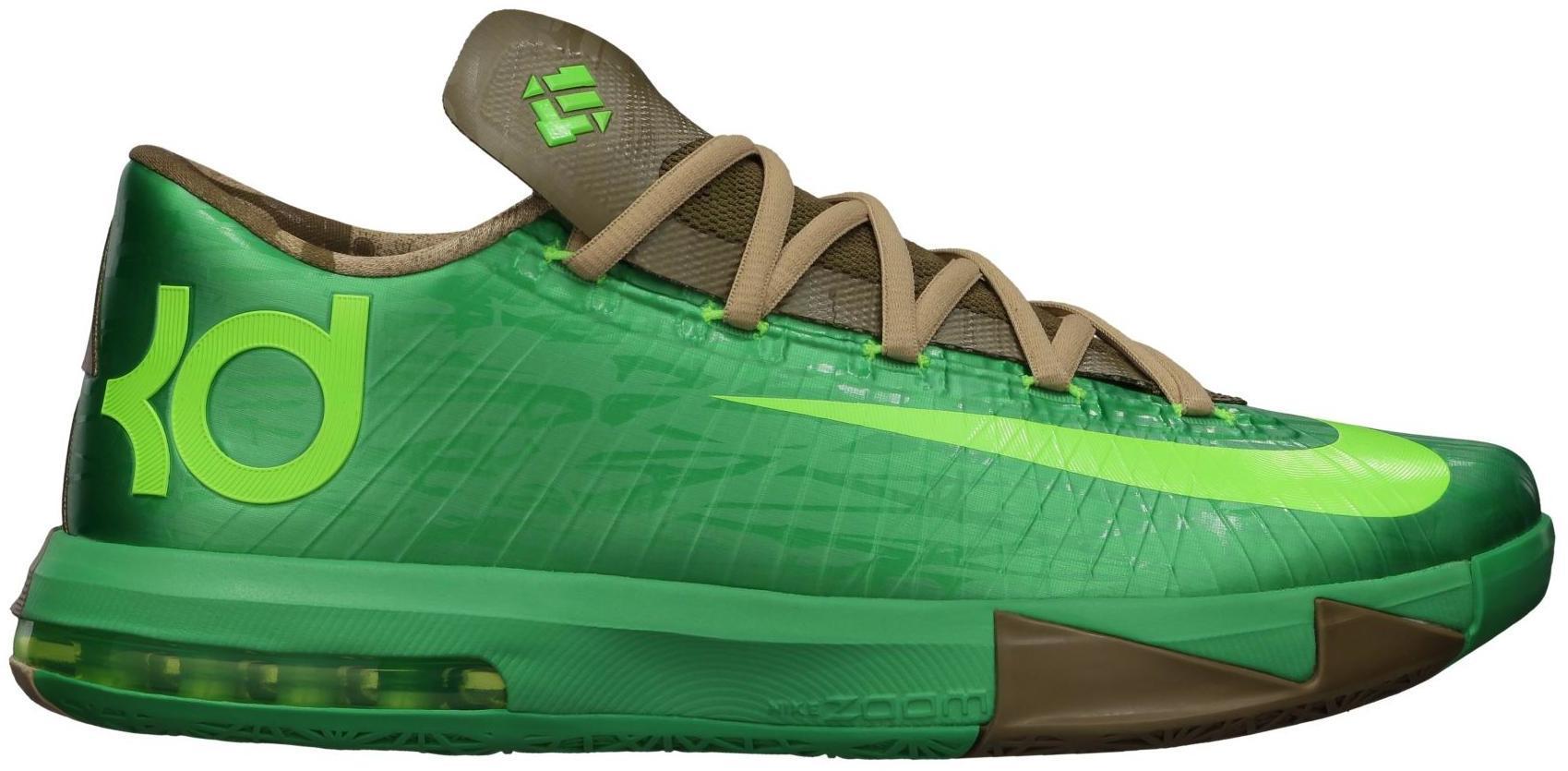 blue and lime green kd