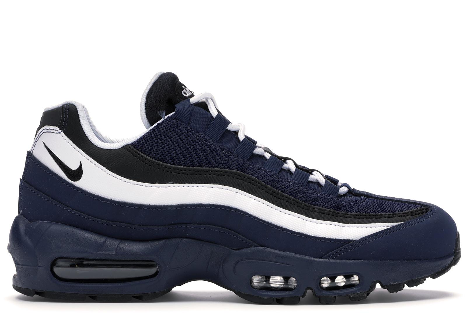 Nike Air Max 95 Essential Midnight Navy in Midnight Navy White Black (Blue) for Men - Save 69%