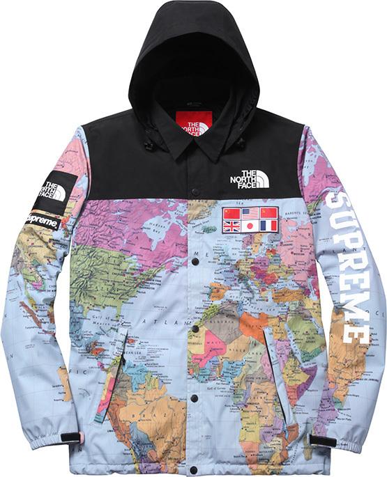 supreme the north face expedition coaches jacket black