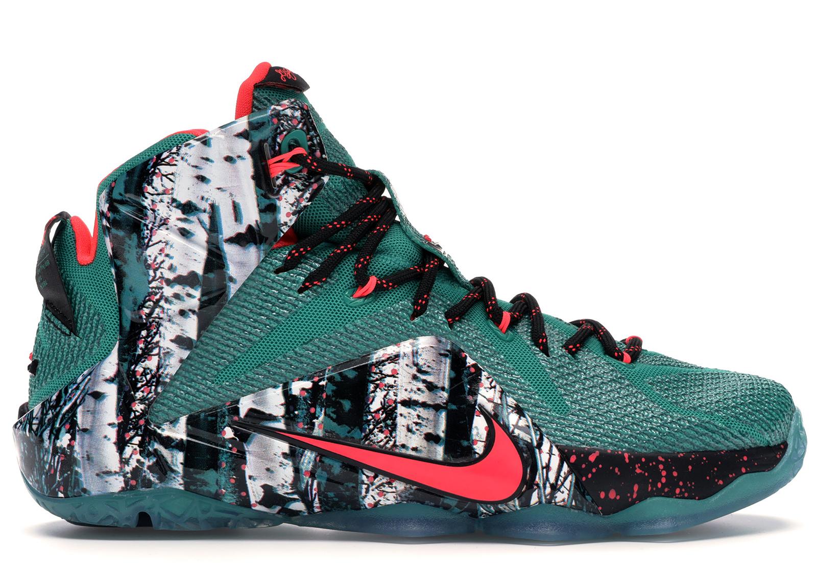 lebrons green and white
