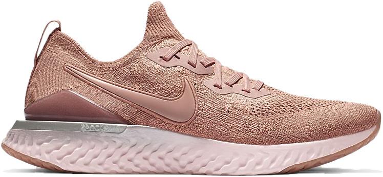 Nike Epic React Flyknit 2 Rose Gold in 