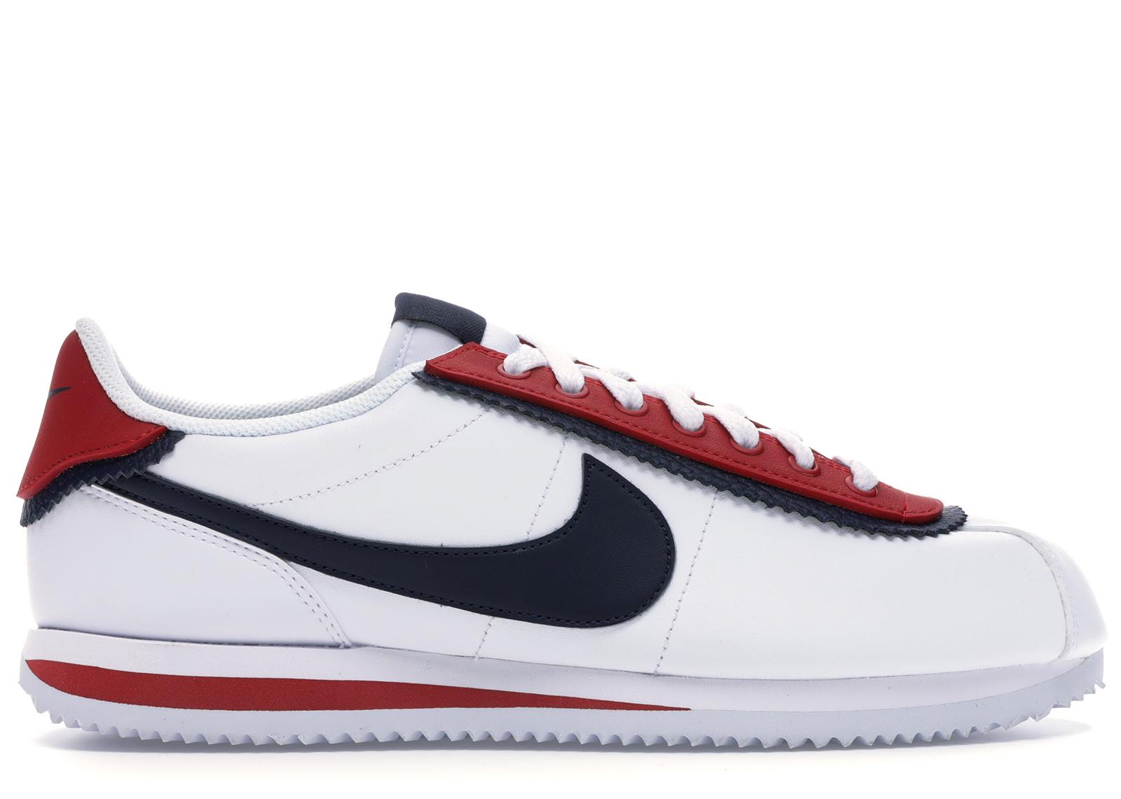 nike mens cortez white