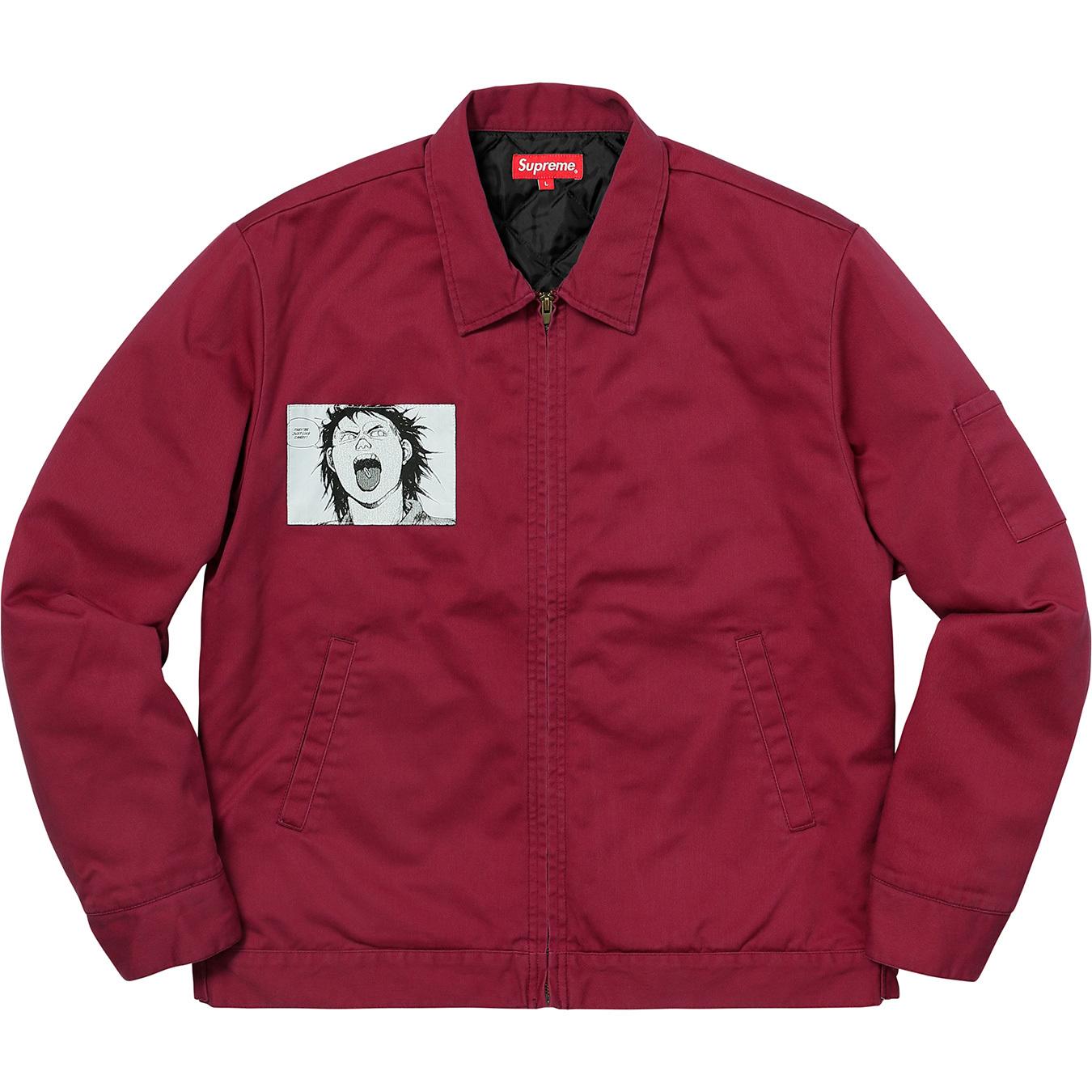 Supreme Akira Work Jacket in Light Burgundy (Red) for Men - Lyst
