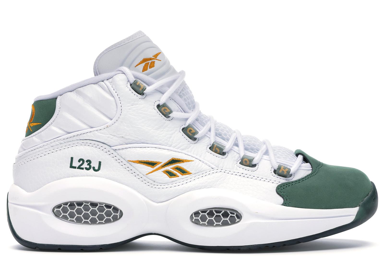 Reebok Question Mid Packer Shoes For Player Use Only Lebron in White ...