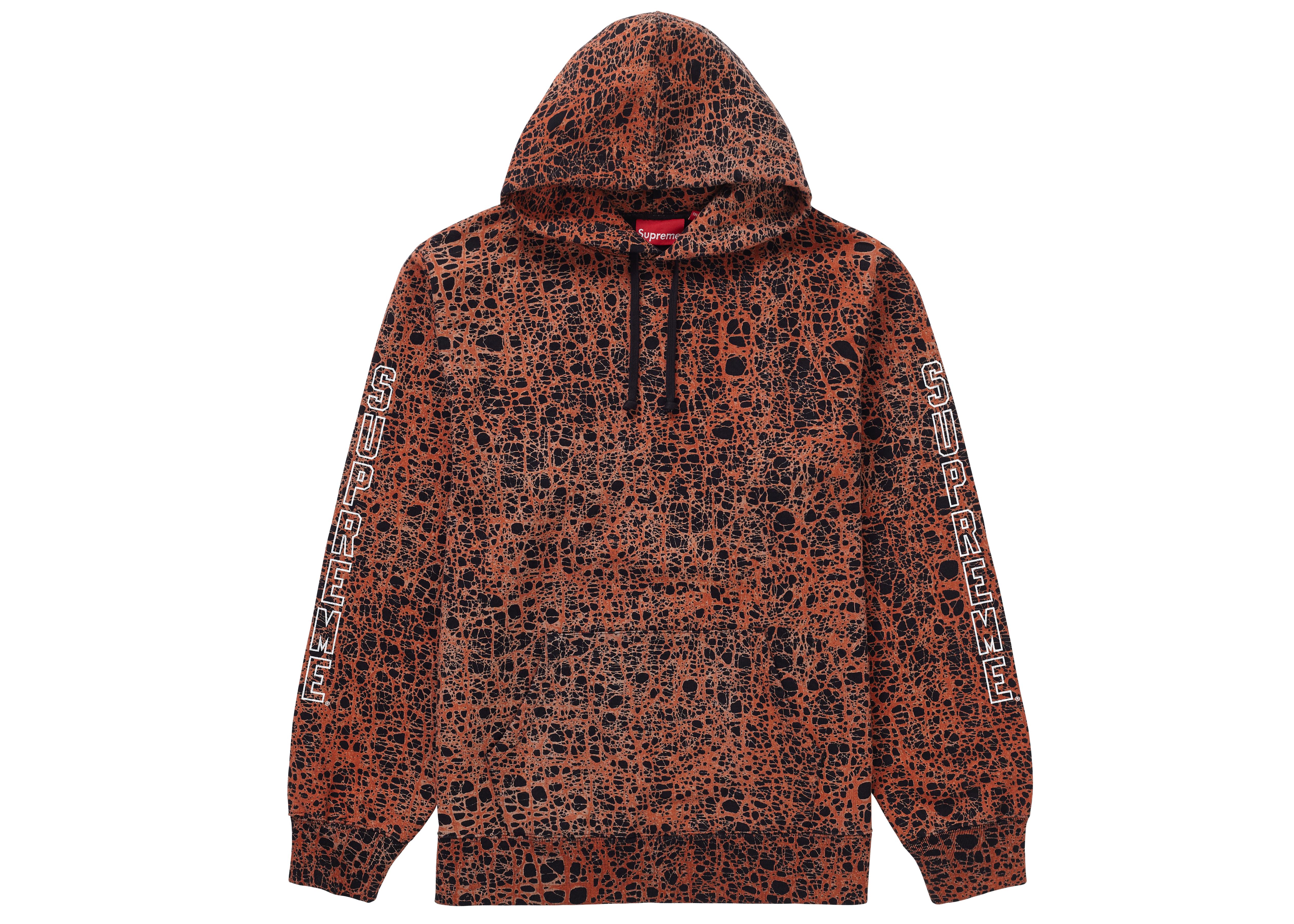 marble hooded sweatshirt supreme