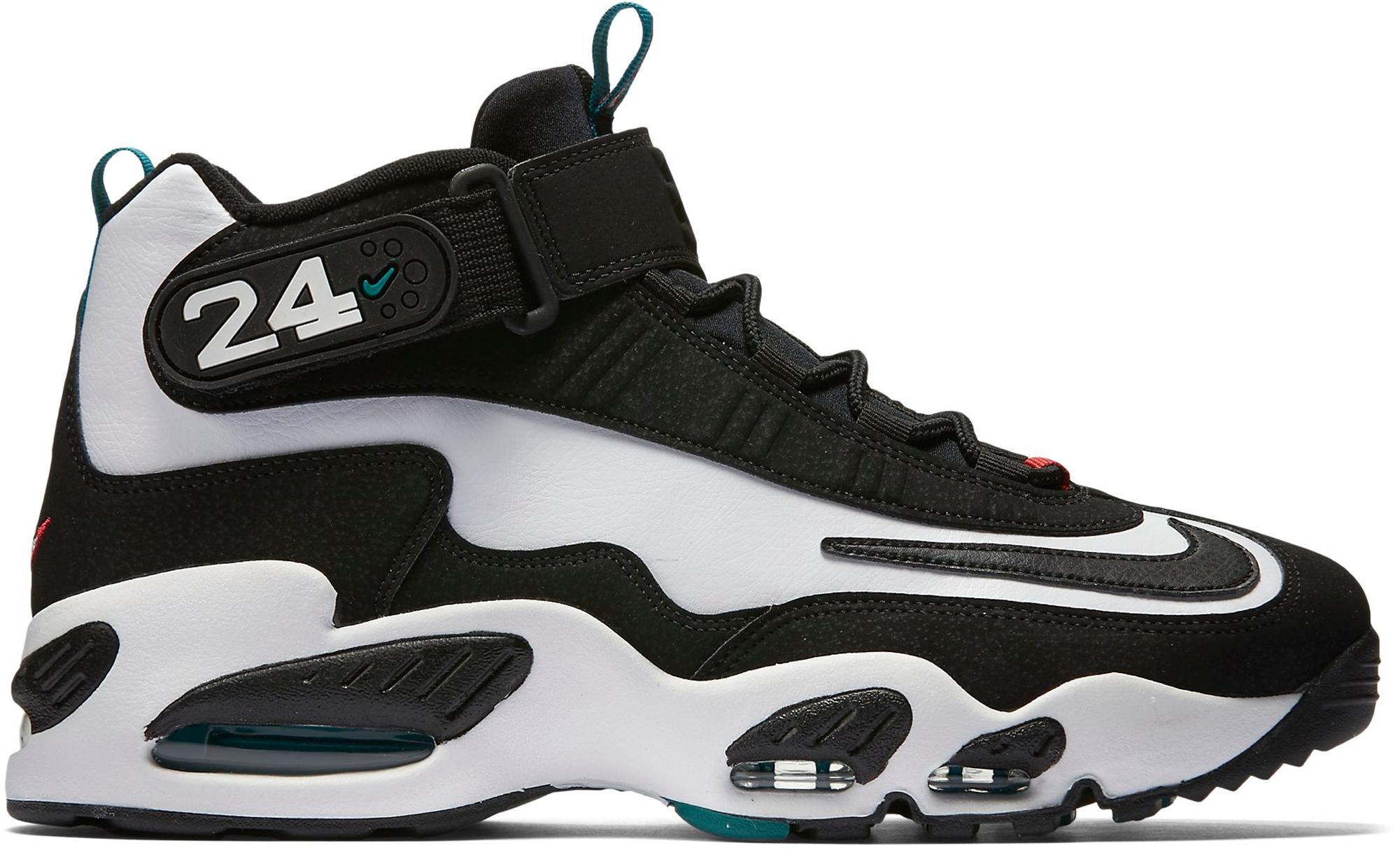 Nike Air Griffey Max 1 Shoes - Size 13 in White/Black (Black) for Men