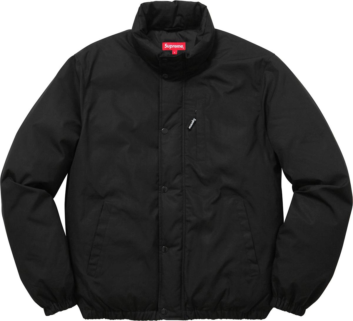 supreme astronaut puffy jacket black