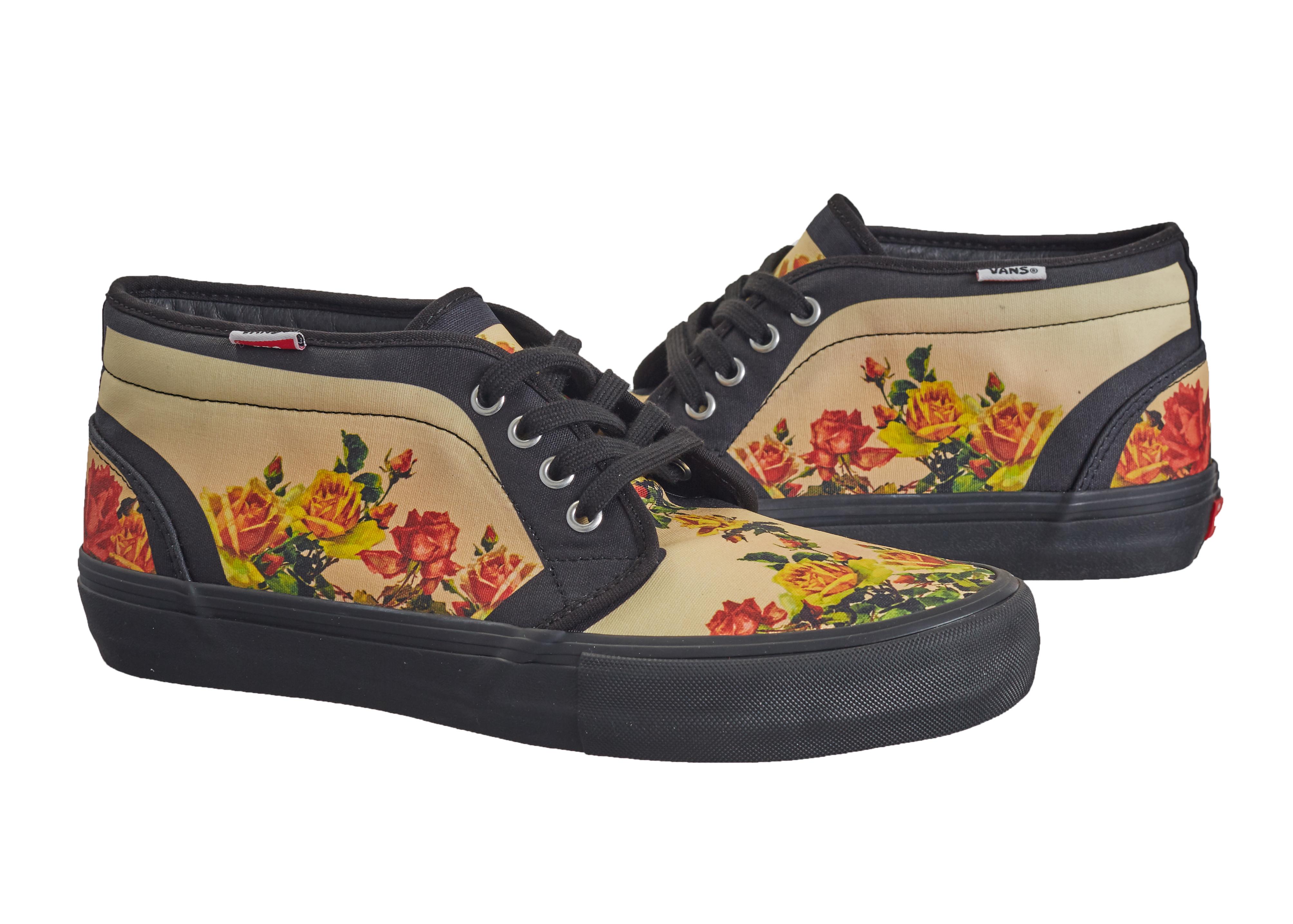 supreme floral vans
