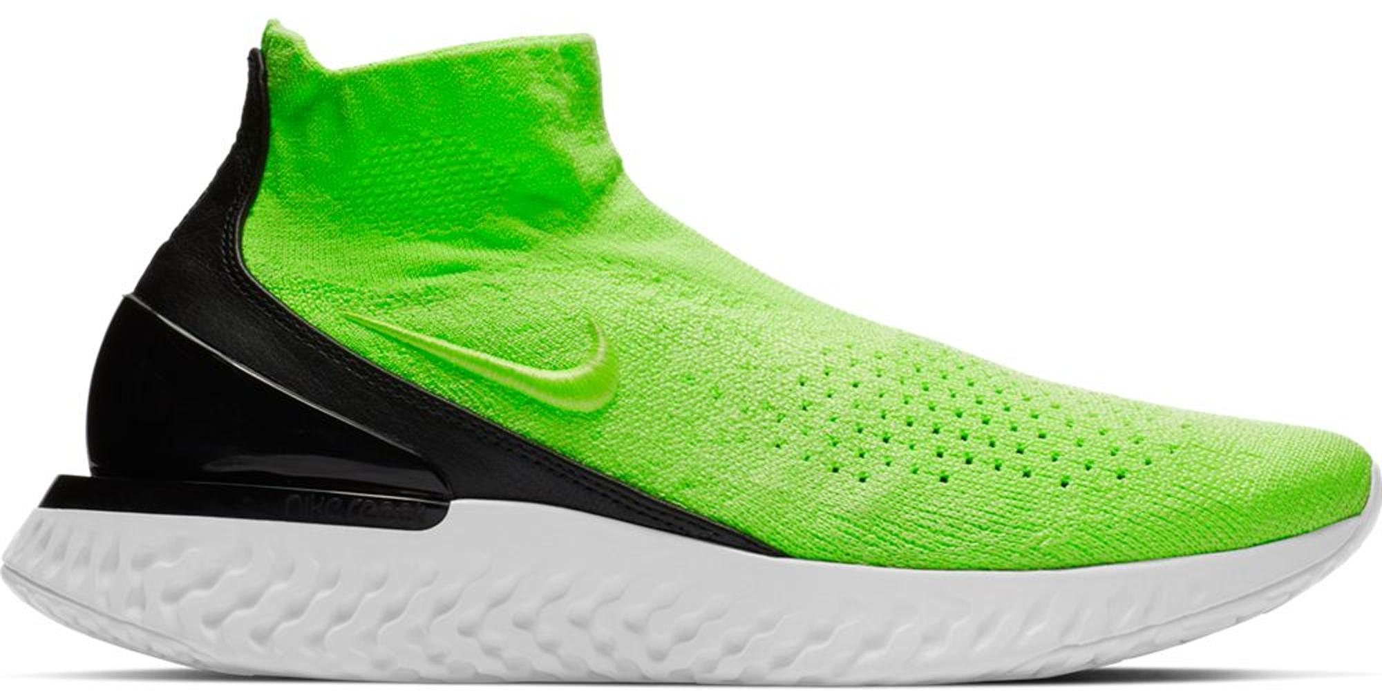 lime green nike flyknit