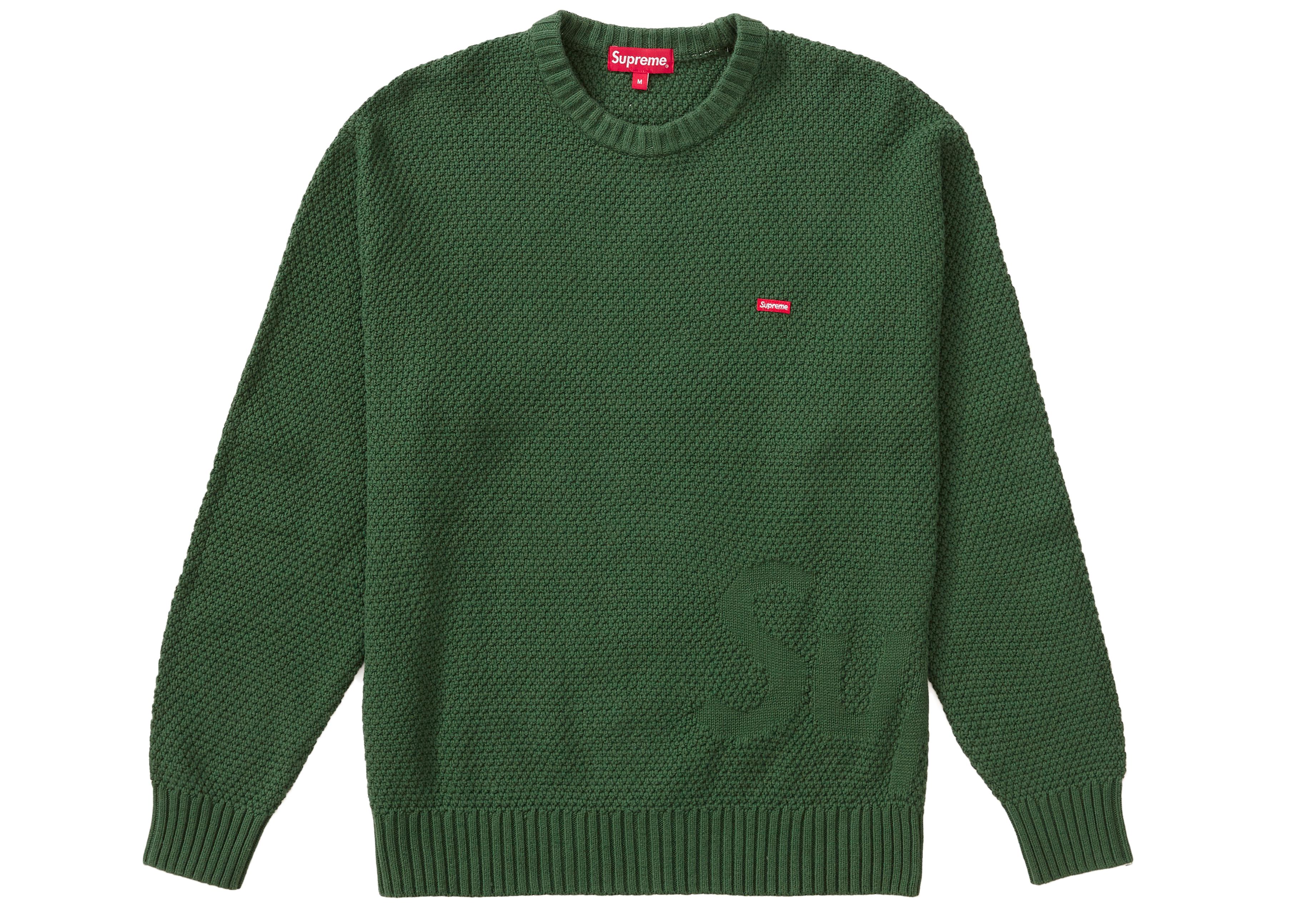 supreme green sweater