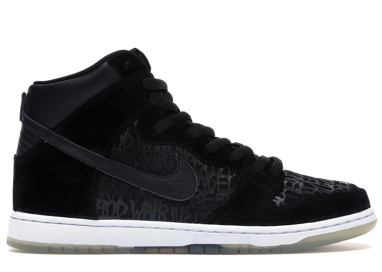 nike dunk sb high tie dye black