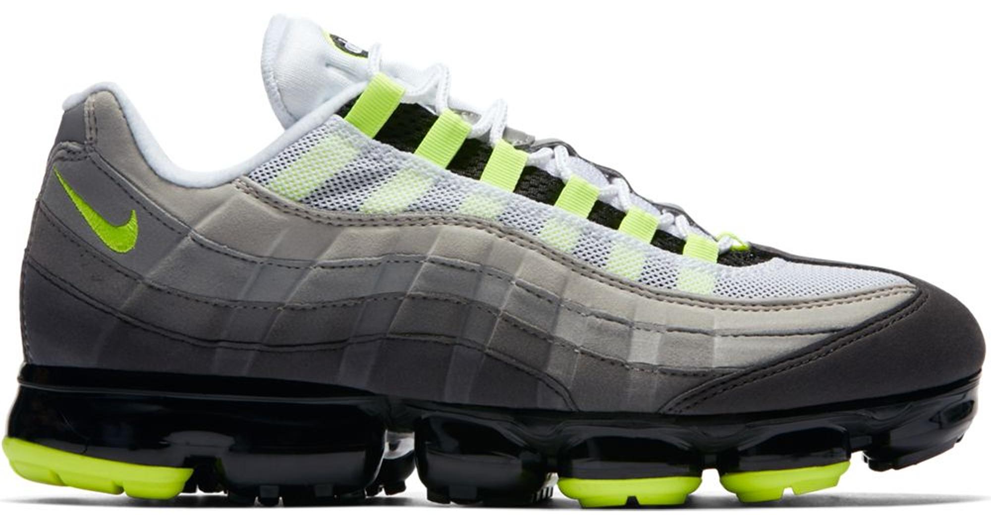 vapormax grey neon