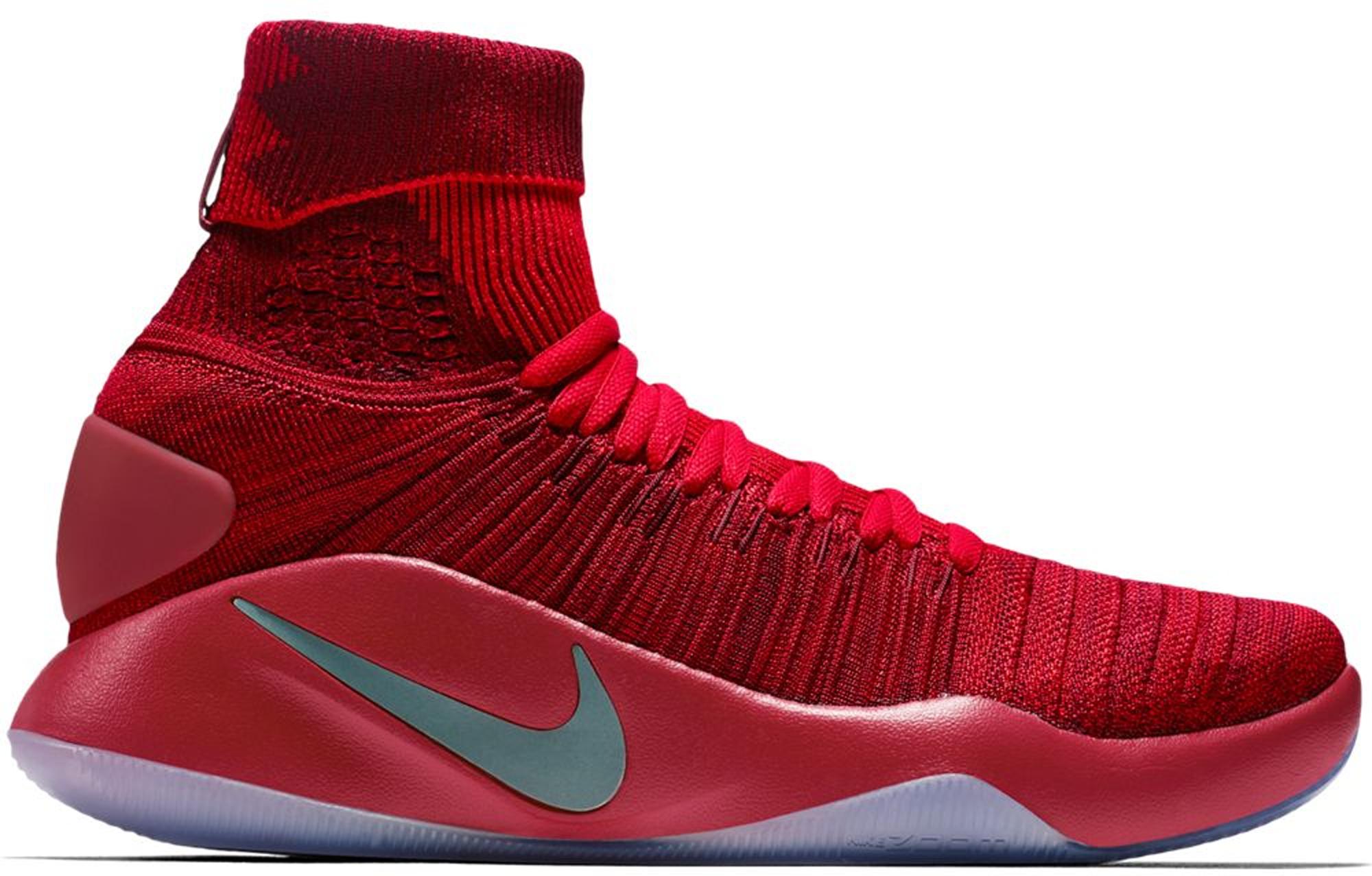 red hyper dunks
