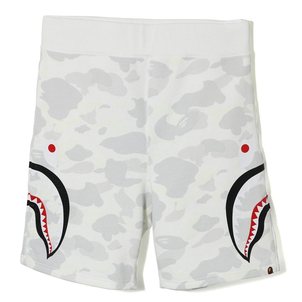 grey bape shorts