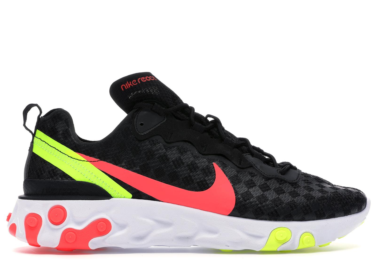 Nike Rubber React Element 55 In Black For Men Save 3 Lyst