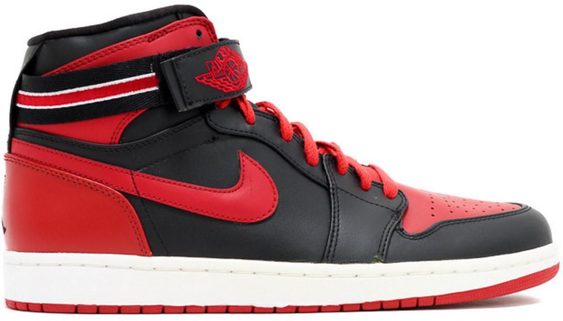 air jordan 1 high strap bred