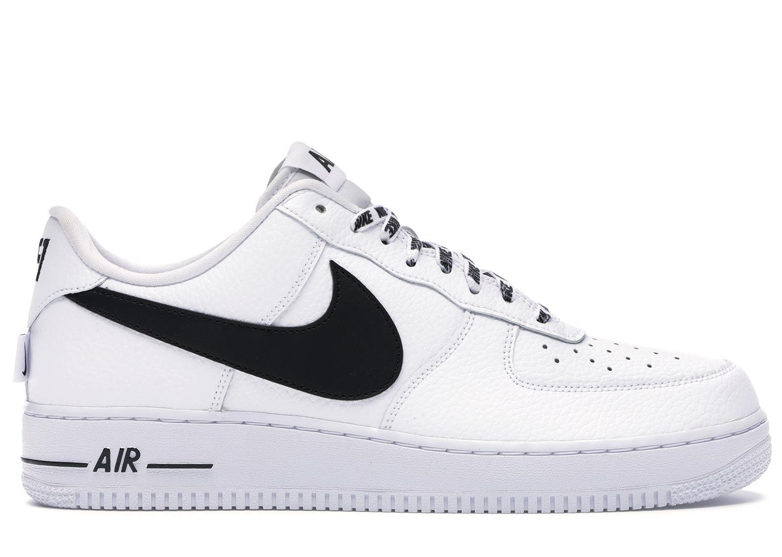 men's air force 1 white and black