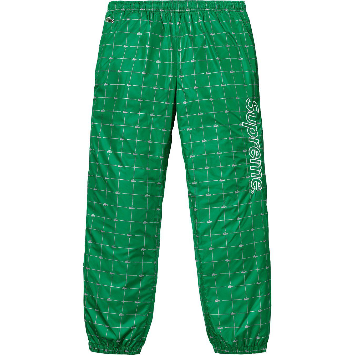 green supreme pants