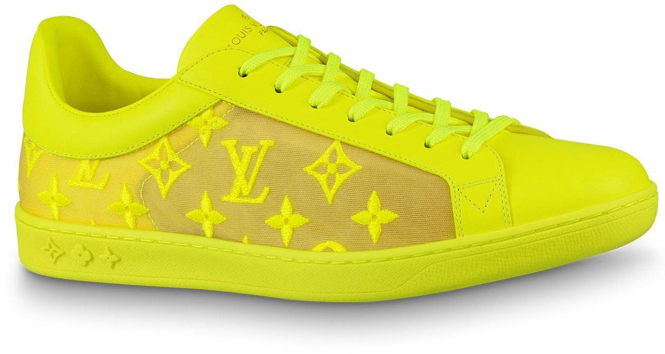 louis vuitton sneakers yellow
