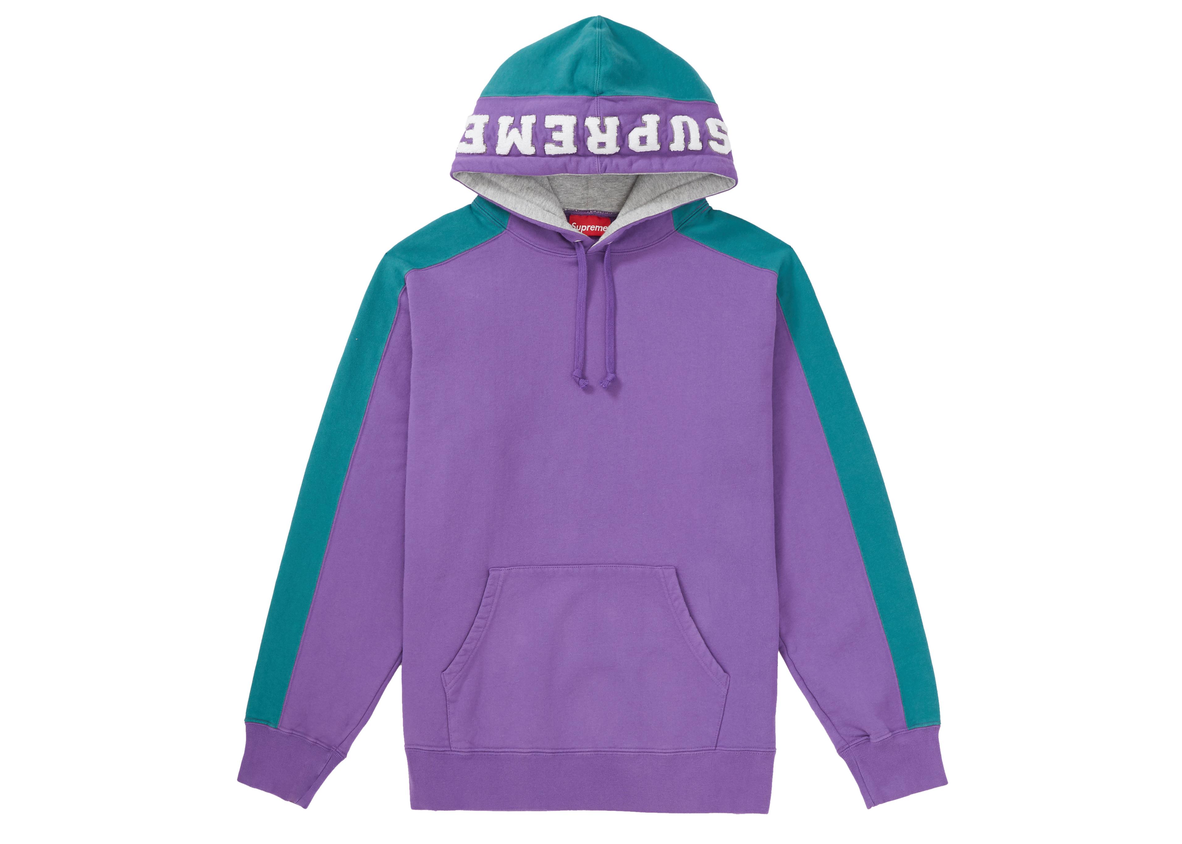 purple supreme sweatshirt