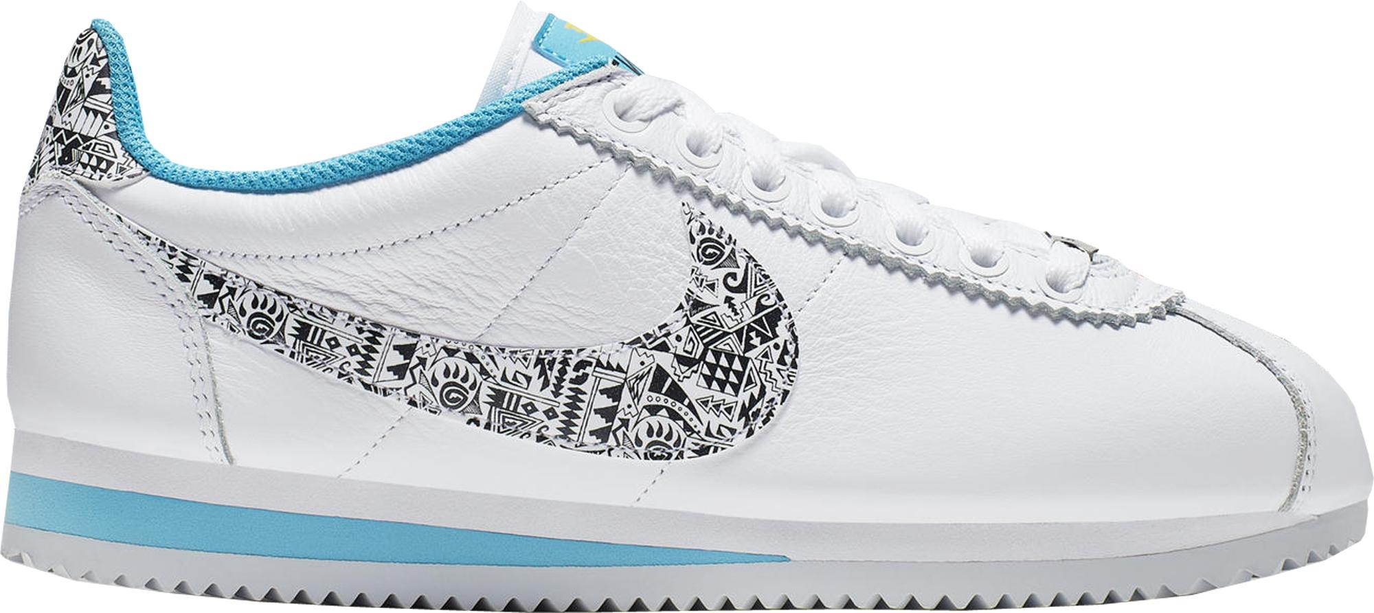 nike cortez turquoise