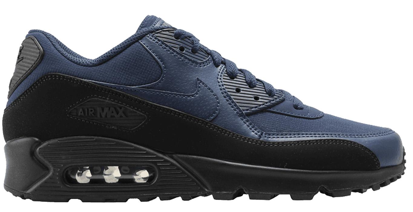 navy blue canvas air max 90