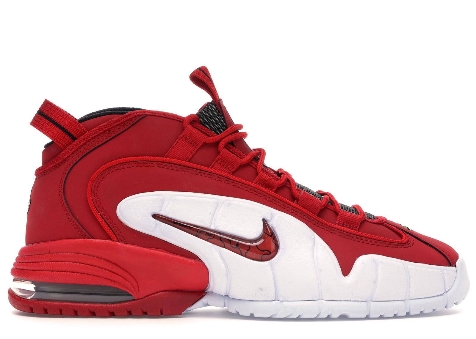 air max penny red and white