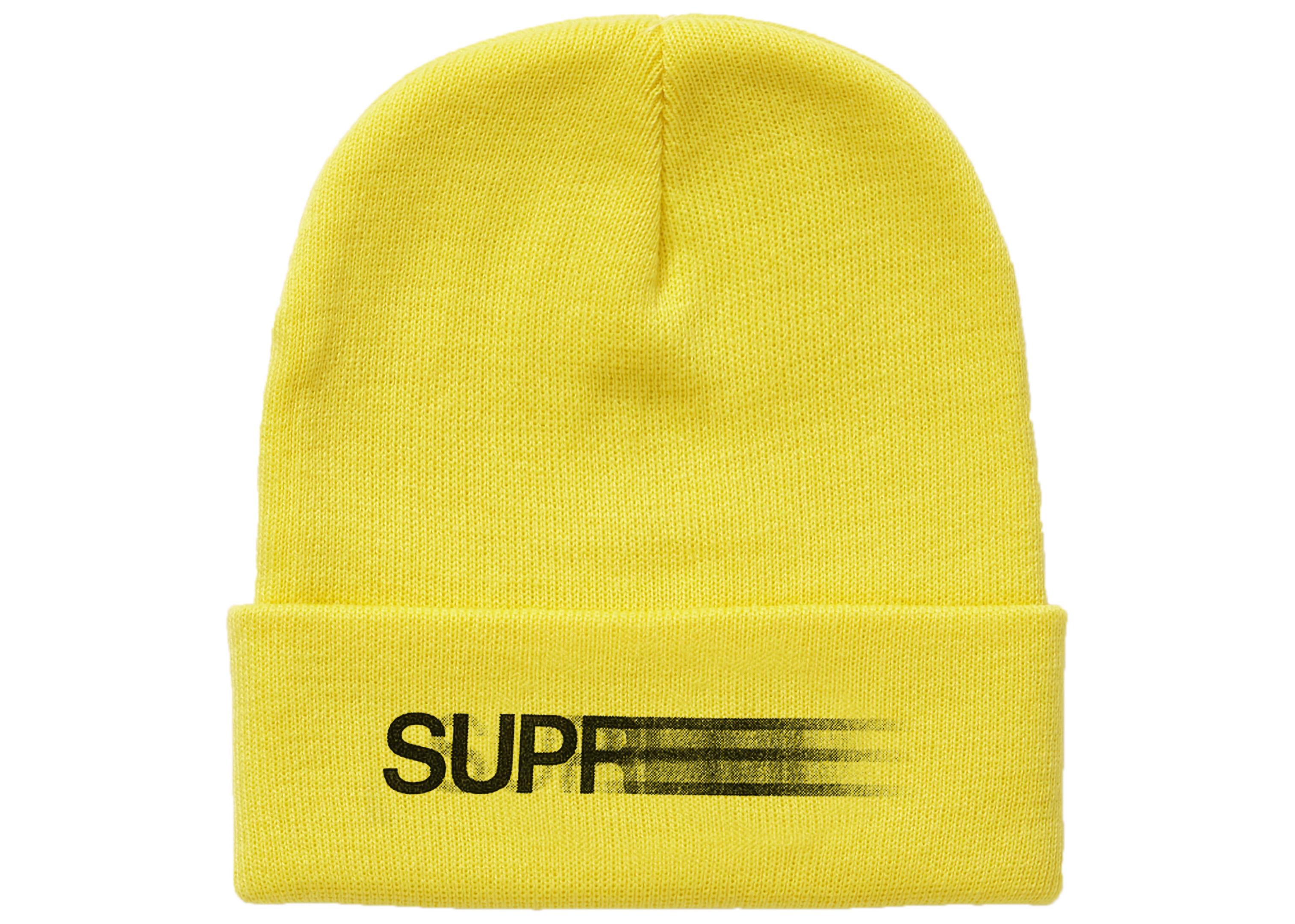 supreme motion logo beanie black