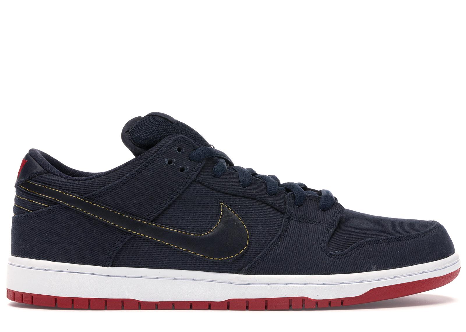 nike dunk sb low levis black denim