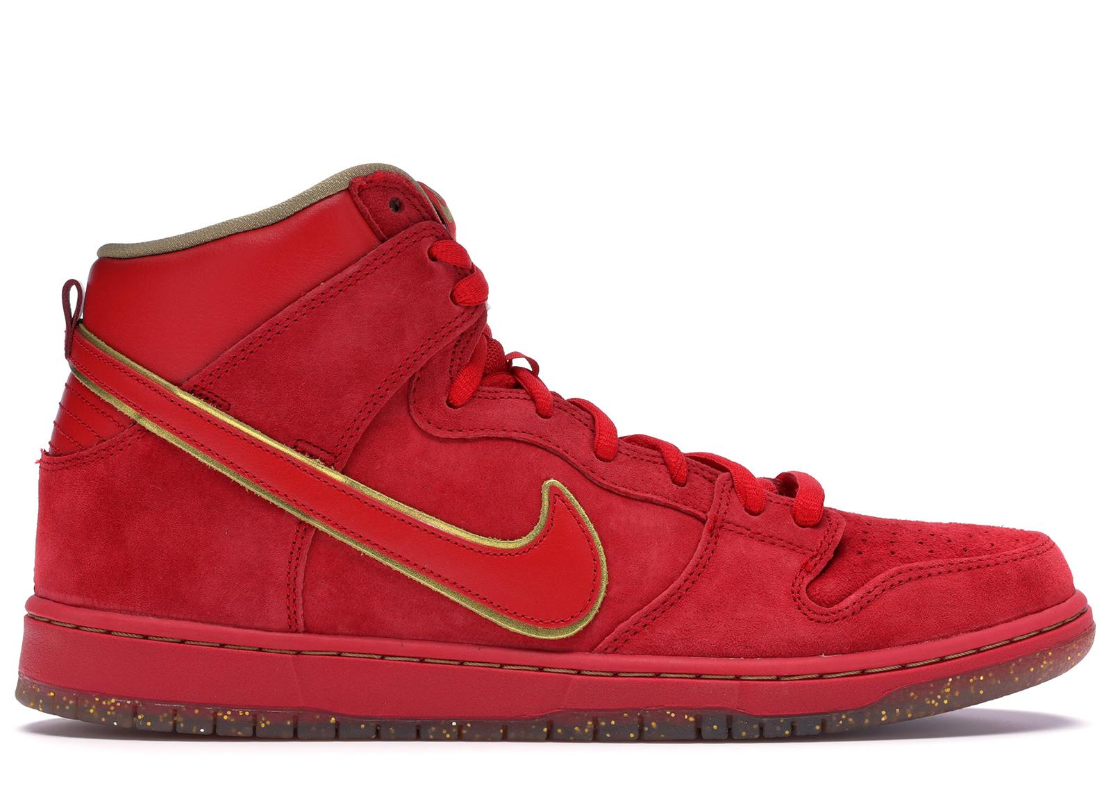 nike university red dunks