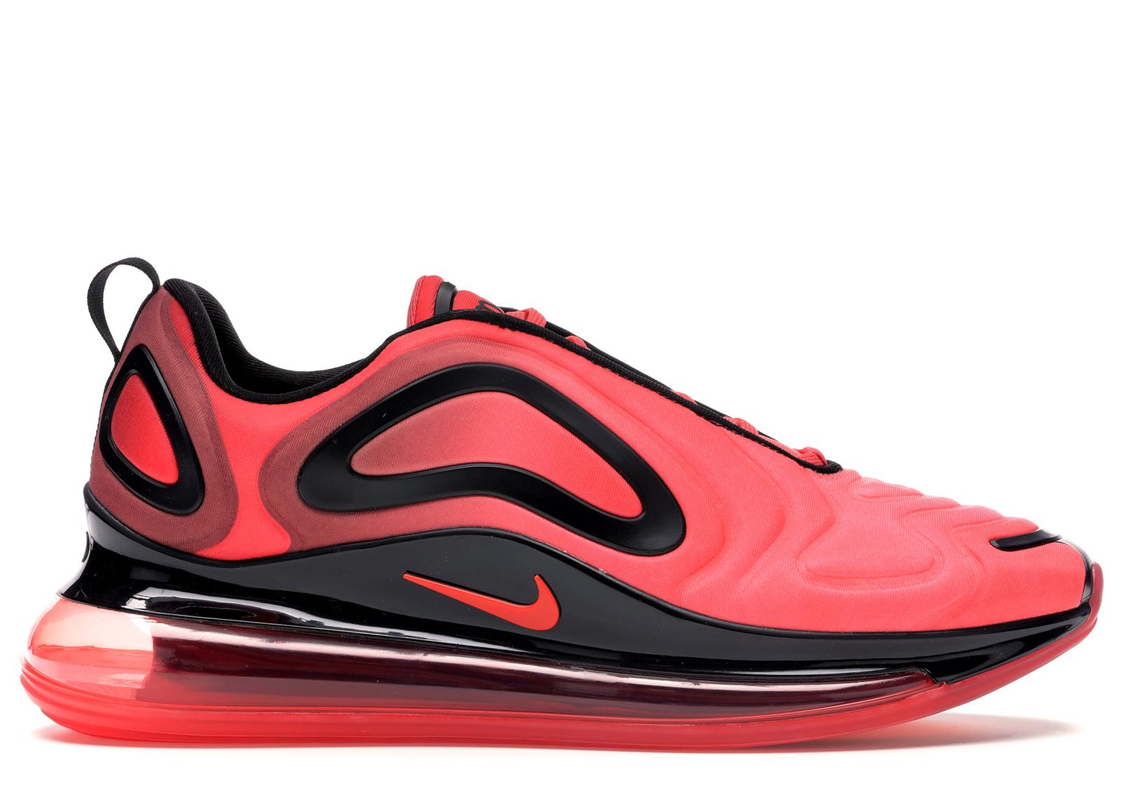 red and black nike air max 720